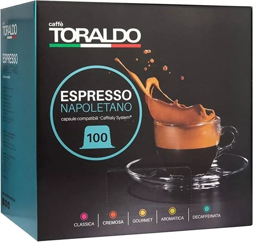 100 capsule caffè toraldo - caffè,