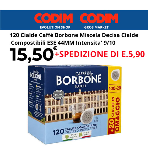 120 cialde caffè borbone - 120,