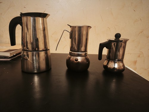 Set moka acciaio - 3,