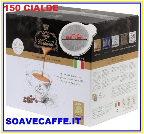150 cialde carta caffè - cialde,
