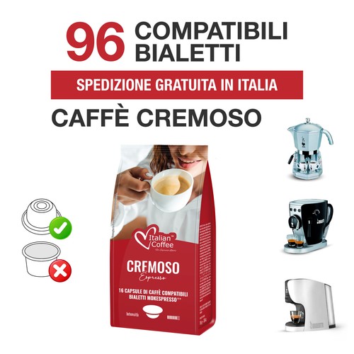 Capsule caffè cremoso - 96,
